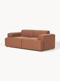 Sofa Melva (2-Sitzer), Bezug: 100 % Polyester Der strap, Gestell: Massives Kiefern- und Fic, Webstoff Nougat, B 198 x T 101 cm