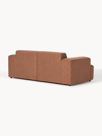 Sofa Melva (2-Sitzer), Bezug: 100 % Polyester Der strap, Gestell: Massives Kiefern- und Fic, Füße: Kunststoff Dieses Produkt, Webstoff Nougat, B 198 x T 101 cm