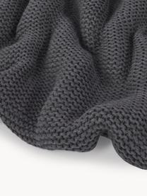 Plaid en tricot de coton bio Aladyn, 100 % coton bio, certifié GOTS

Le matériau est certifié STANDARD 100 OEKO-TEX®, 11.HIN.00050, HOHENSTEIN HTTI, Anthracite, larg. 150 x long. 200 cm