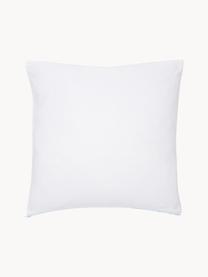 Housse de coussin 45x45 coton bio Palema, 100 % coton bio, certifié GOTS, Blanc, larg. 45 x long. 45 cm