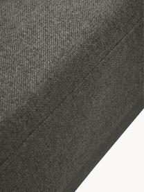 Schlafsofa Luna (3-Sitzer) mit Matratze, Bezug: 100 % Polyester Der strap, Gestell: Massives Buchenholz, Schi, Webstoff Anthrazit, B 270 x T 184 cm, Eckteil links