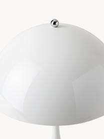 Stmievateľná stolová LED lampa Panthella, V 34 cm, Oceľ biela, Ø 25 x V 34 cm