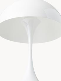 Lampa stołowa LED z funkcją przyciemniania Panthella, W 34 cm, Stelaż: aluminium powlekane, Biała stal, Ø 25 x 34 cm