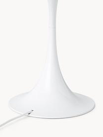 Lámpara de mesa LED regulable con temporizador Panthella, Al 34 cm, Pantalla: acero recubierto, Estructura: aluminio recubierto, Cable: plástico, Acero blanco, Ø 25 x Al 34 cm