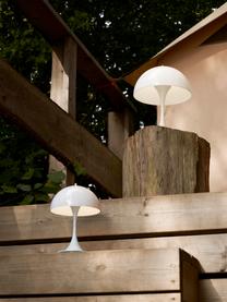 Stmievateľná stolová LED lampa Panthella, V 34 cm, Oceľ biela, Ø 25 x V 34 cm