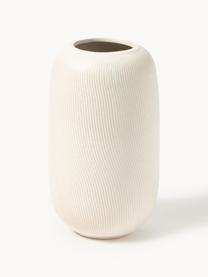 Vases Catarina, 2 élém., haut. 31 cm, Grès cérame, Blanc, Lot de différentes tailles