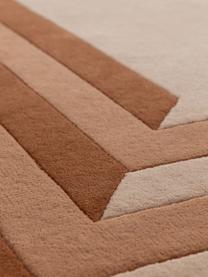 Alfombra artesanal de lana Tilo, 100% lana

Las alfombras de lana se pueden aflojar durante las primeras semanas de uso, la pelusa se reduce con el uso diario., Tonos terracota, An 160 x L 230 cm (Tamaño M)
