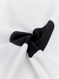 Kissenhüllen Love in Schwarz/Weiß, 2er-Set, 100% Polyester, Schwarz, Weiß, 40 x 40 cm