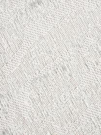 Tappeto in cotone jacquard taftato a mano Imani, Retro: lattice Il materiale util, Tonalità grigie, Larg. 120 x Lung. 180 cm (taglia S)