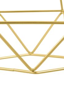 Lámpara de techo grande Kyle, Anclaje: metal cepillado, Cable: cubierto en tela, Dorado, An 80 x Al 18 cm