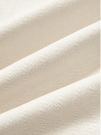 Funda de cojín de algodón Bell, 100% algodón, Blanco crema, An 45 x L 45 cm