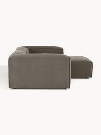 Modulares Ecksofa Lennon aus Bouclé, Bezug: Bouclé (100 % Polyester) , Gestell: Massives Kiefernholz, Spe, Bouclé Greige, B 238 x T 180 cm, Eckteil links