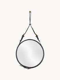 Kulaté nástěnné zrcadlo Adnet, různé velikosti, Černá, Ø 45 cm