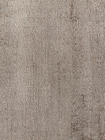 Handgewebter Viskoseläufer Jane, Flor: 100 % Viskose, Greige, B 80 x L 200 cm