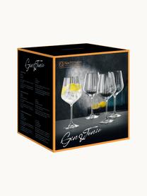 Kristall-Gingläser Gina, 4 Stück, Kristallglas, Transparent, Ø 11 x H 22 cm, 640 ml