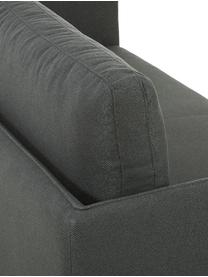 Sofa Ramira (2-Sitzer) in Anthrazit mit Metall-Füssen, Bezug: Polyester 20.000 Scheuert, Gestell: Massives Kiefernholz, Spe, Webstoff Anthrazit, B 151 x T 76 cm