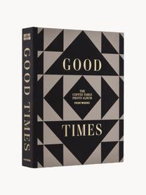 Álbum de fotos Good Times, Funda: tela de algodón, cartón g, Negro, greige, An 33 x Al 27 cm
