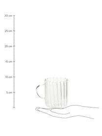 Tazza da tè in vetro borosilicato Boro 2 pz, Vetro borosilicato, Trasparente, Ø 8 x Alt. 10 cm