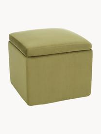 Pouf contenitore dari verde olive