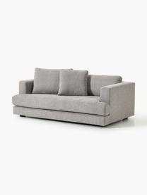 Sofa Bouclé Tribeca (2-osobowa), Tapicerka: Bouclé (93% poliester, 6%, Stelaż: drewno bukowe, drewno sos, Nogi: drewno sosnowe Ten produk, Szary Bouclé, S 185 x G 104 cm