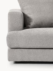 Sofa Bouclé Tribeca (2-osobowa), Tapicerka: Bouclé (93% poliester, 6%, Stelaż: drewno bukowe, drewno sos, Nogi: drewno sosnowe Ten produk, Szary Bouclé, S 185 x G 104 cm