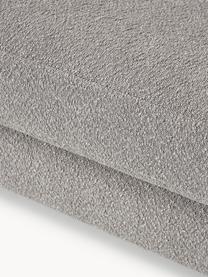 Sofa Bouclé Tribeca (2-osobowa), Tapicerka: Bouclé (93% poliester, 6%, Stelaż: drewno bukowe, drewno sos, Nogi: drewno sosnowe Ten produk, Szary Bouclé, S 185 x G 104 cm