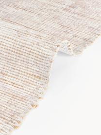 Laagpolig vloerkleed Alisha, 63% jute, 37% polyester, Beige, gebroken wit, B 120 x L 180 cm (maat S)