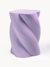 Mesa auxiliar Marshmallow, Fibras de vidrio, Lavanda, Ø 30 x Al 40 cm