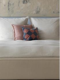 Poszewka na poduszkę z aksamitu Jaxon, 100% aksamit poliestrowy, Niebieski, brudny różowy, S 45 x D 45 cm