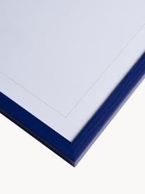 Cornice fatta a mano Explore, varie misure, Cornice: legno di pino, certificat, Blu scuro, 30 x 40 cm