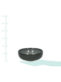 Schälchen Mirha aus Steingut in Dunkelgrau, 4 Stück, Steingut, Dunkelgrau, Grautöne, Ø 16 cm