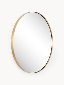 Specchio rotondo da parete Lacie, Cornice: plastica, Retro: pannello MDF (fibra a med, Dorato, Ø 40 cm