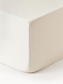 Boxspring-Spannbettlaken Premium, Baumwollsatin, Webart: Satin Fadendichte 400 TC,, Hellbeige, B 90 x L 200 cm, H 35 cm