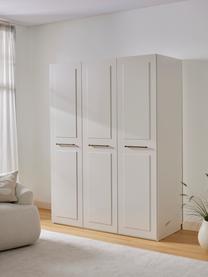 Modularer Drehtürenschrank Charlotte, 150 cm Breite, mehrere Varianten, Korpus: Spanplatte, melaminbeschi, Griffe: Messing Dieses Produkt wi, Beige, Classic Interior, B 150 x H 236 cm