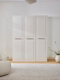 Modularer Drehtürenschrank Charlotte, 150 cm Breite, mehrere Varianten, Korpus: Spanplatte, melaminbeschi, Griffe: Messing Dieses Produkt wi, Beige, Classic Interior, B 150 x H 236 cm