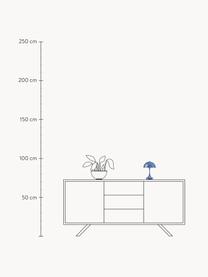 Mobile dimmbare LED-Tischlampe Panthella, H 24 cm, Kunststoff, Kunststoff Blau, Ø 16 x H 24 cm