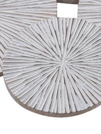 Decorazione da parete in legno Jylling, Legno, Bianco latteo, beige, Larg. 108 x Alt. 63 cm