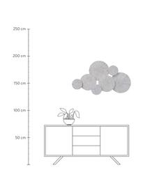 Velká nástěnná dřevěná dekorace Jylling, Dřevo, Tlumeně bílá, béžová, Š 108 cm, V 63 cm