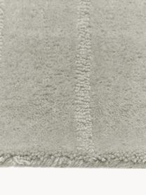 Tapis en laine tufté main Mason, Gris clair, larg. 160 x long. 230 cm (taille M)