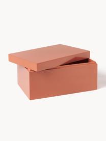 Aufbewahrungsboxen-Set Kylie, 2er-Set, Mitteldichte Holzfaserplatte (MDF), Terrakotta, Blau, Set mit verschiedenen Größen
