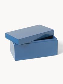 Set de cajas Kylie, 2 uds., Tablero de fibras de densidad media (MDF), Terracota, azul, Set de diferentes tamaños