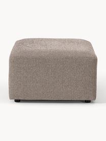 Hocker Melva, B 99 x T 72 cm, Bezug: 100 % Polyester Der strap, Gestell: Massives Kiefern- und Fic, Webstoff Greige, B 99 x T 72 cm