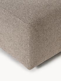 Hocker Melva, B 99 x T 72 cm, Bezug: 100 % Polyester Der strap, Gestell: Massives Kiefern- und Fic, Füße: Kunststoff Dieses Produkt, Webstoff Greige, B 99 x T 72 cm