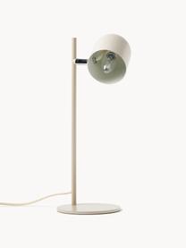 Lampe à poser en métal Almo, Beige clair, Ø 17 x haut. 44 cm