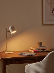 Lampe à poser en métal Almo, Beige clair, Ø 17 x haut. 44 cm