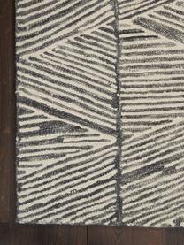 Ručně tkaný vlněný koberec Colorado, 100 % vlna

V prvních týdnech používání vlněných koberců se může objevit charakteristický jev uvolňování vláken, který po několika týdnech používání ustane., Krémově bílá, tmavě šedá, Š 120 cm, D 180 cm (velikost S)