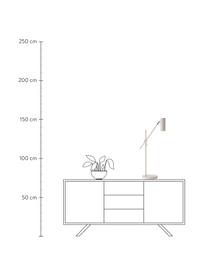 Lampa biurkowa Cassandra, Beżowy, matowy, G 47 x W 55 cm