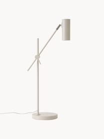 Lampa biurkowa Cassandra, Beżowy, matowy, G 47 x W 55 cm