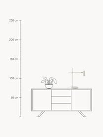 Bureaulamp Cassandra, Lampenkap: gepoedercoat metaal, Lampvoet: gepoedercoat metaal, Beige, D 47 x H 55 cm