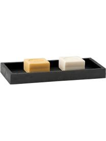 Bandeja decorativa en look pizarra Slate, Poliresina en aspecto pizarra, Negro, L 26 x An 12 cm